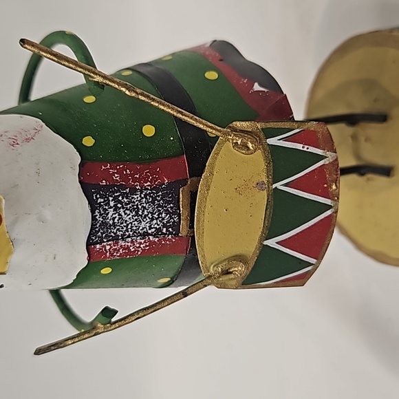 Vintage Robert Alan Candle Co. Handpainted Metal Candlestick Holder - Picture 8 of 13